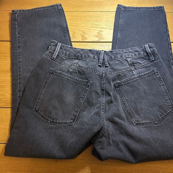 Good American wide leg jeans 12 black - Picture 9 of 10